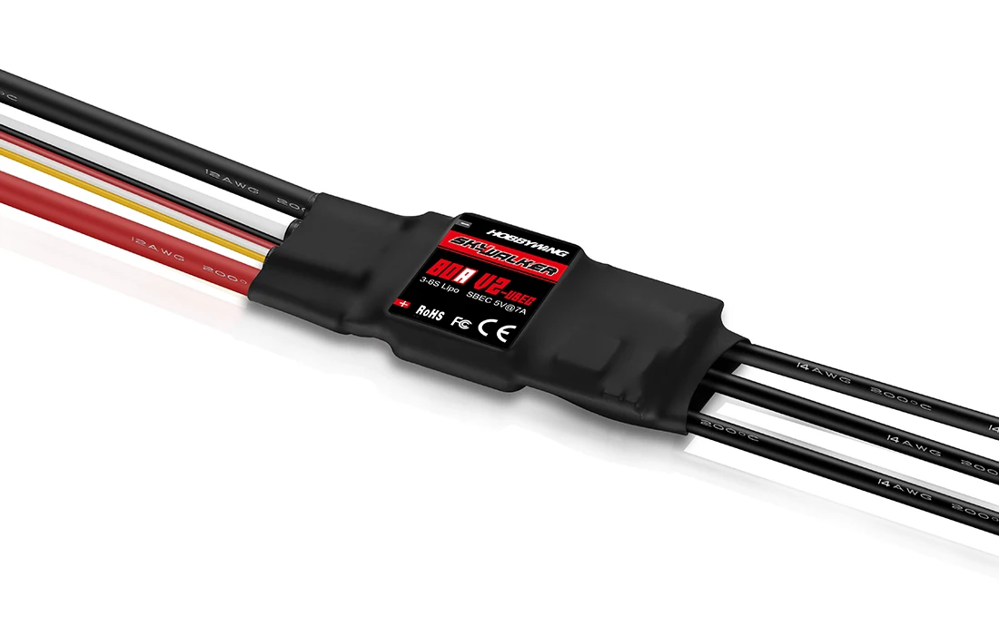 Micro moteur ESC 600KV/800KV 60A/80A V2 pour drone RC