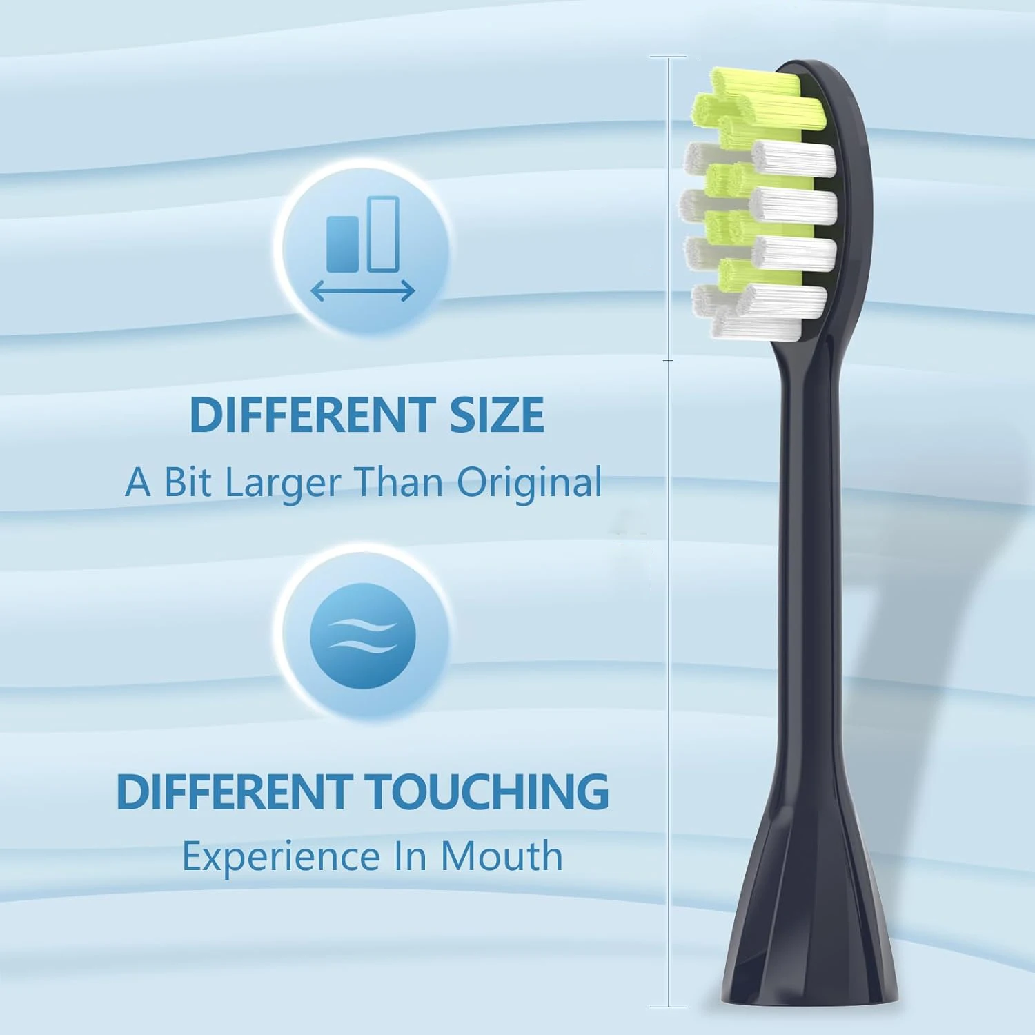 Toothbrush Heads 4Pack Replacement Compatible with Ph One Soni care Electric Toothbrush Head HY1100 HY1200 BH1022