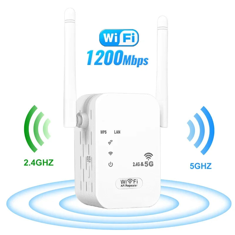 

Беспроводной Wi-Fi репитер, 2,4 ГГц, 1200 Мбит/с