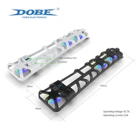 DOBE PS5 Slim Cooling Fan for Playstation 5 Slim Disc Edition/Digital Edition with RGB Lighting and USB 3.0 Port TP5-3538S 2