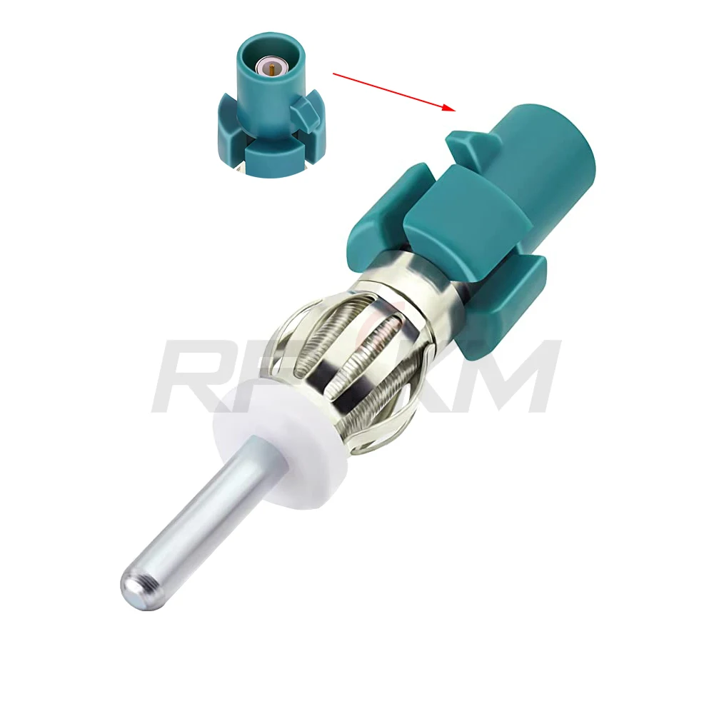 Car Stereo Antenna Adapter FM AM Radio Connector  Fakra to DIN Antenna Plug Converter for Car Receiver