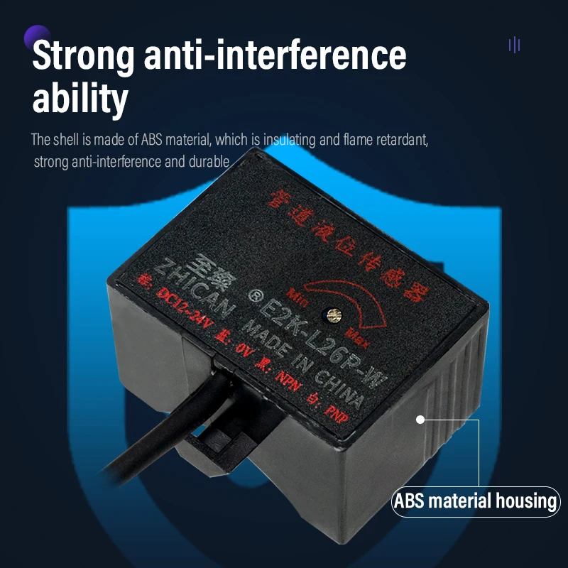 Pipeline liquid level sensor non-contact capacitive proximity switch detection liquid water level oil sensing control