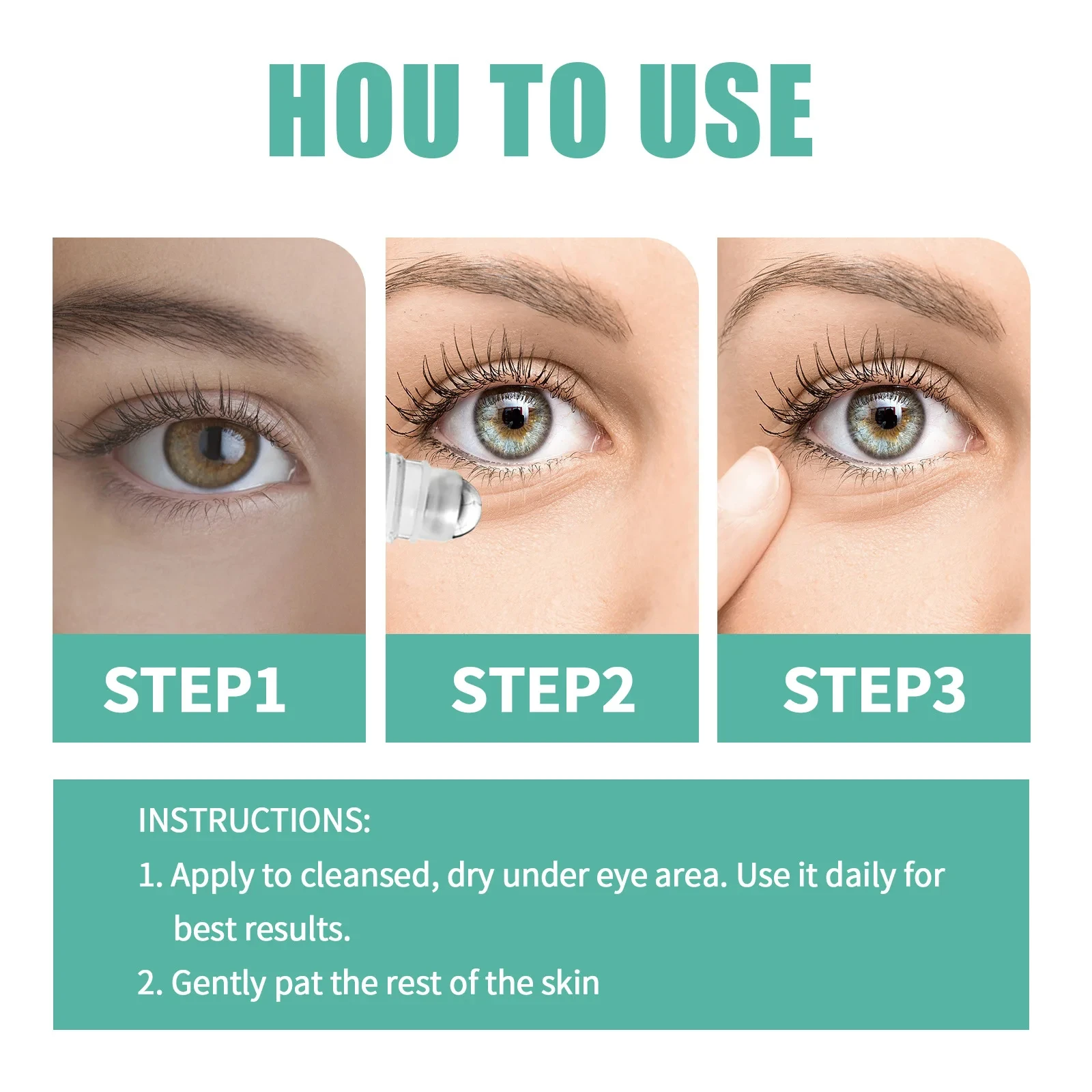 Rapid Treatment Myopia Eye Serum Relieve Vision Astigmatism Relieve Eye Fatigue Eliminate Dark Circles Bags Eye Care Essence 6