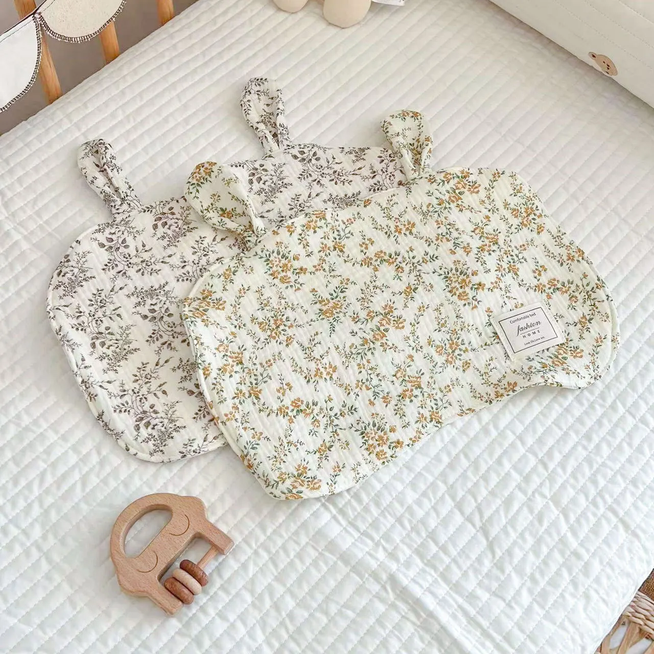 8 Layer Gauze Newborn Baby Pillow Double Side Breathable Soft Cotton Towel Pillow Pad Bedding Baby Head Protection