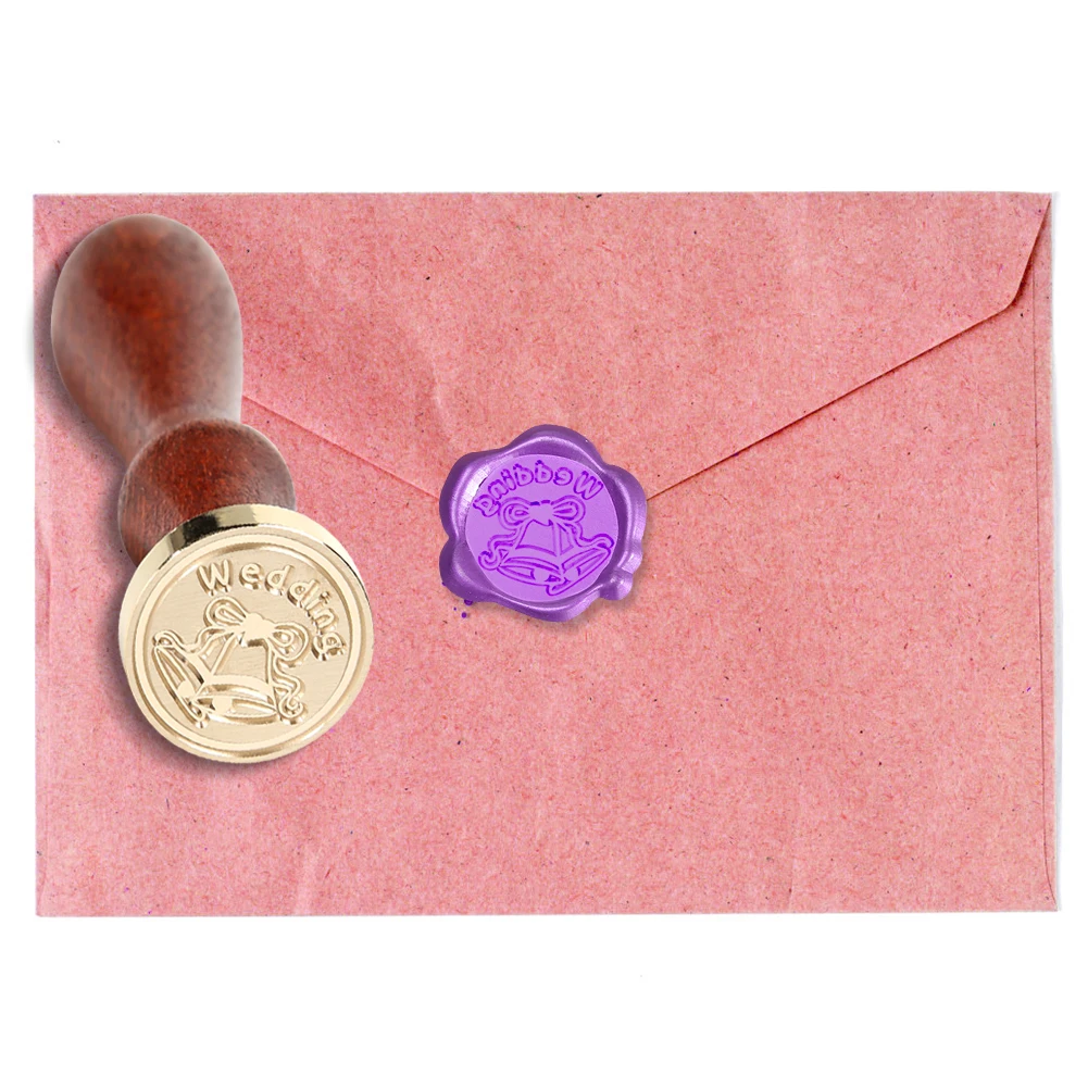 Tampon Laiton Bois Vintage Tampon à Cire Boussole 25mm - Manche Bois Amovible - Style Rétro Pour Invitations Et Lettres - Craspire Cachet Cire Boussole 25mm