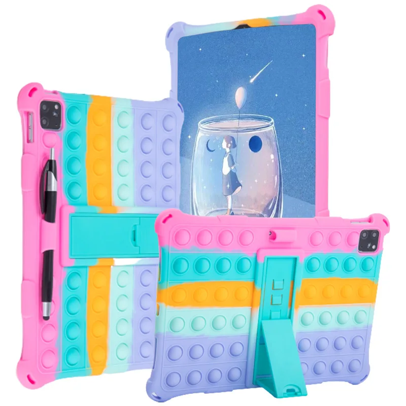 Cover In Silicone Per Ipad Air 4 10.9 A2316 A2324 Cover Per Tablet Per Ipad Air 5 10.9 2022 A2588 Custodia Per Bambini Con Tracolla