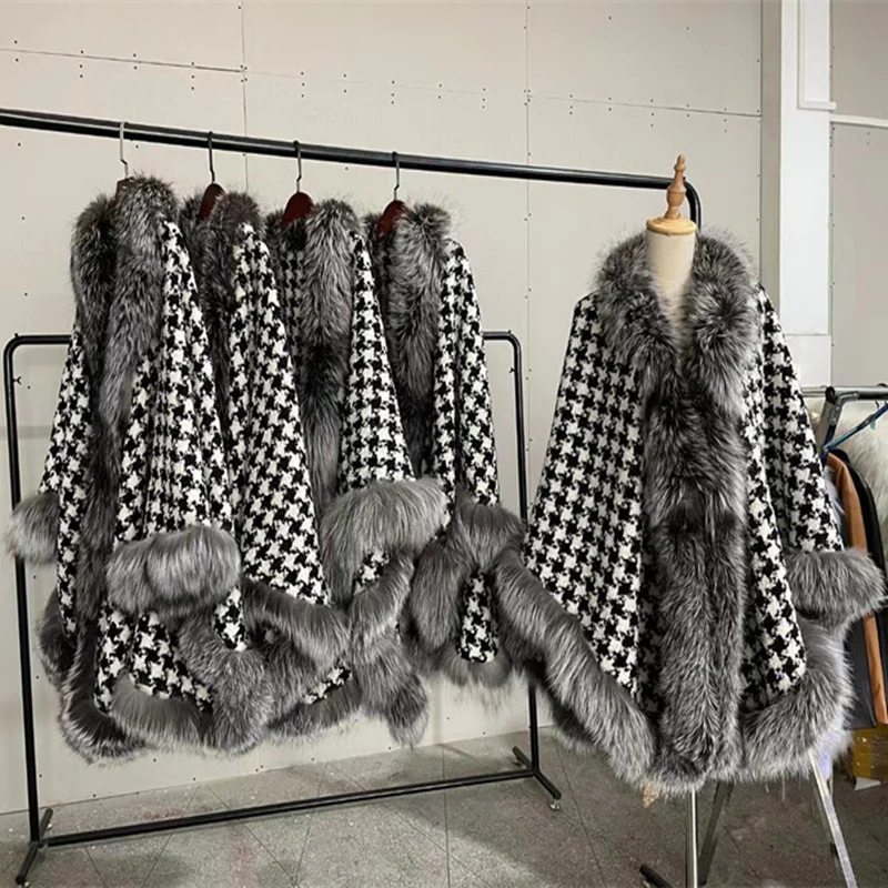 Рисунок 3 - 2022 женское меховое пальто пончо