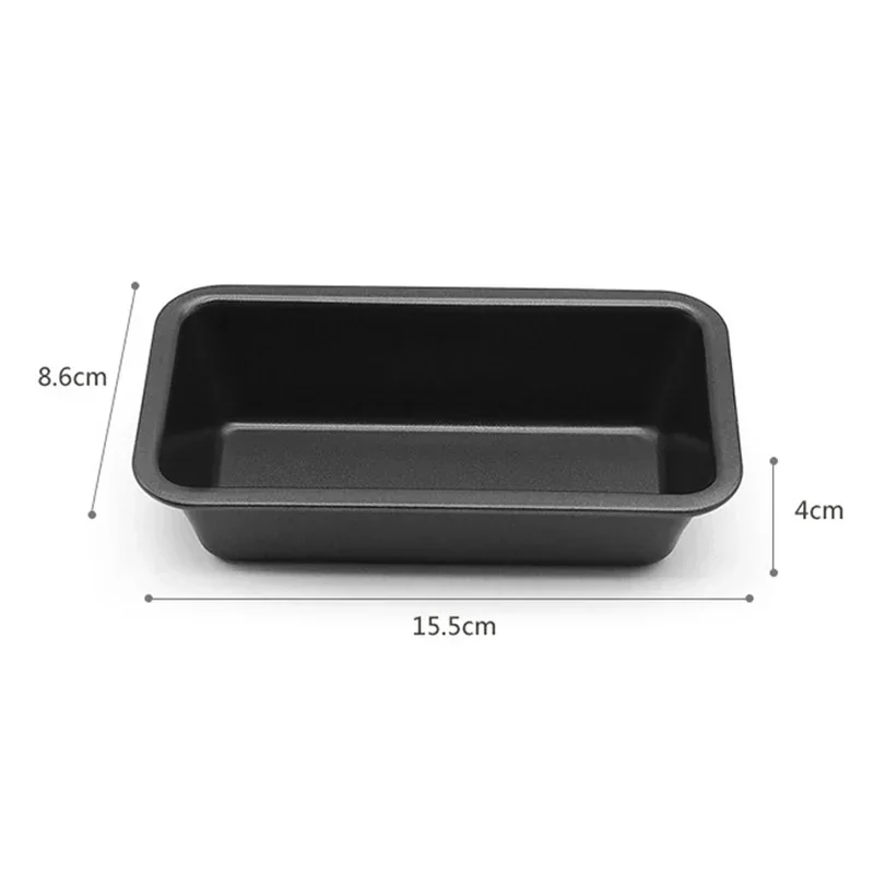 4/6Pcs Mini Bread Mold Carbon Steel Nonstick Cake Pan Toast Mold 6Inch Rectangular Cake Baking Tray Loaf Pan Kitchen Baking Tool