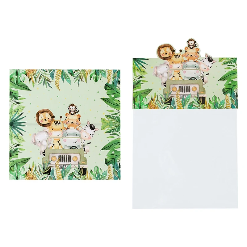 Description Picture 5 of itemJungle Animal Treat Bag Topper Jungle DIY Candy Bags Jungle Theme Party Baby Shower Birthday Party Decorations Kids Gift Bags