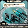 New Type-c 3.5mm In-Ear Wired Headphone Hifi Stereo Sport Music Earbud Handfree Headset Earphones With HD Mic For Xiaomi Samsung 1