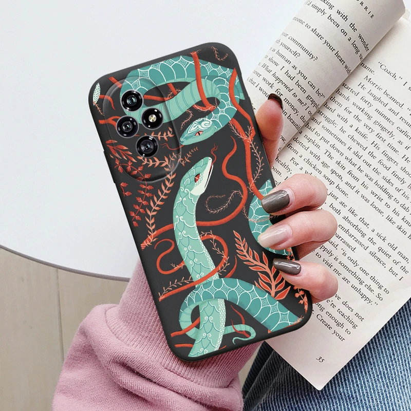 Beautiful Floral Heart and Leopard Print Soft Silicone Matte Protective Case