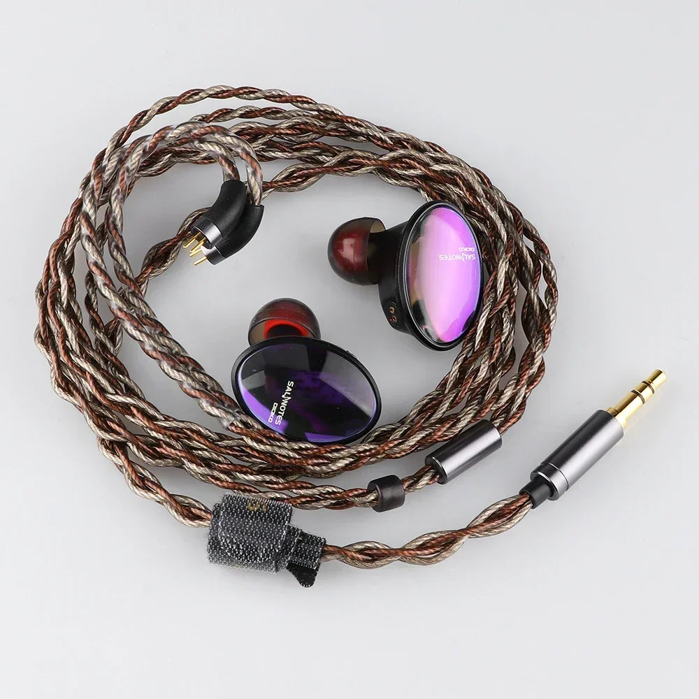 7Hz Salnotes Dioko Planar IEM Earphones - 14.6mm Driver, CNC Aluminum Shell, Detachable Cable (Crinacle Tuned)