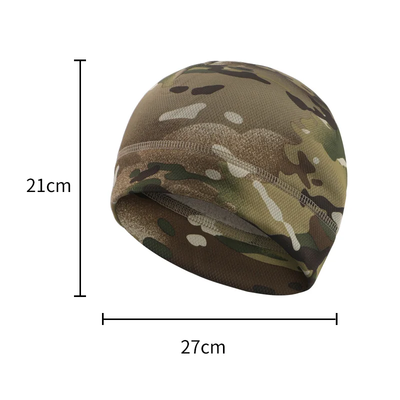 Men Women Winter Outdoor Fleece Watch Cap Windproof Hiking Caps Army Military Tactical Beanie Hat Winter Skull Cap Hunting Cap 6