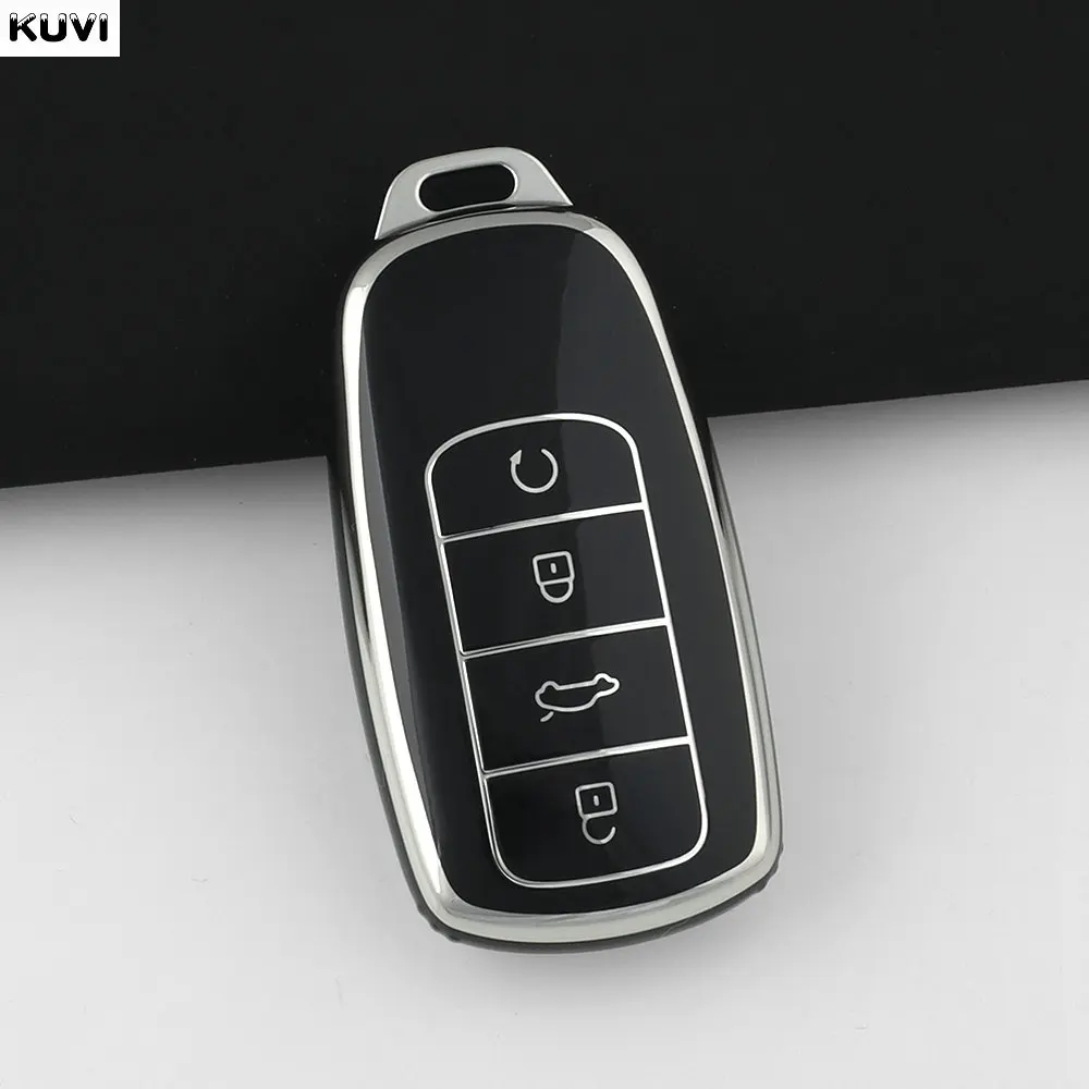 10-Piece TPU Car Key Case Protector Set