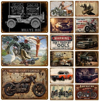 Targhe in metallo vintage Targhe Poster Interni della casa Bagno Wall Art Mural Estetica Room Home Decor Decorazioni Retro Targa in metallo 1