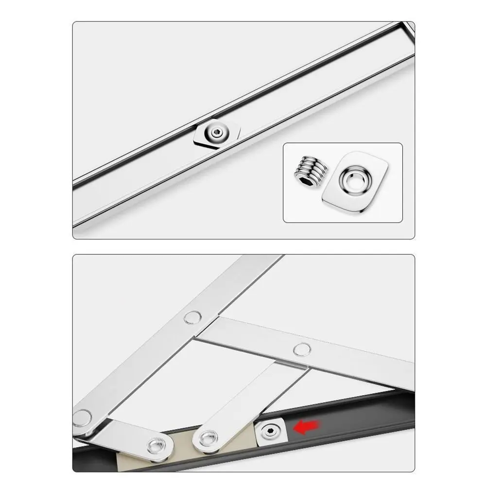 5PCS Non Punching Stainless Steel Window Limiter Casement Window Accessories Lock