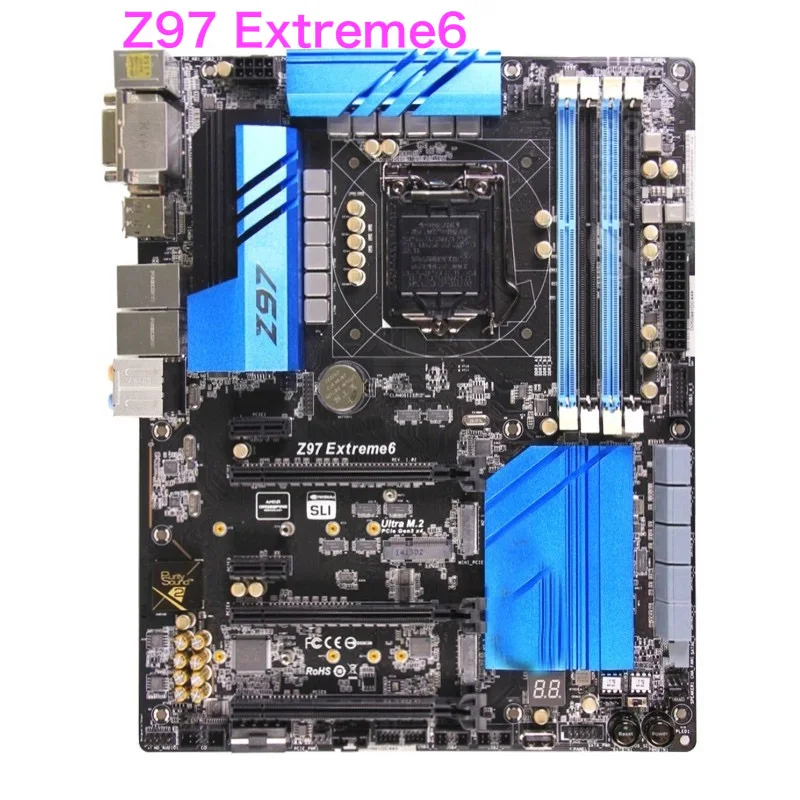 Adatto Per Scheda Madre Desktop Asrock Z97 Extreme4 Extreme6 Scheda Madre Lga 1150 Ddr3 Da 32Gb Testata Al 100% Completamente Funzionante Spedizione G