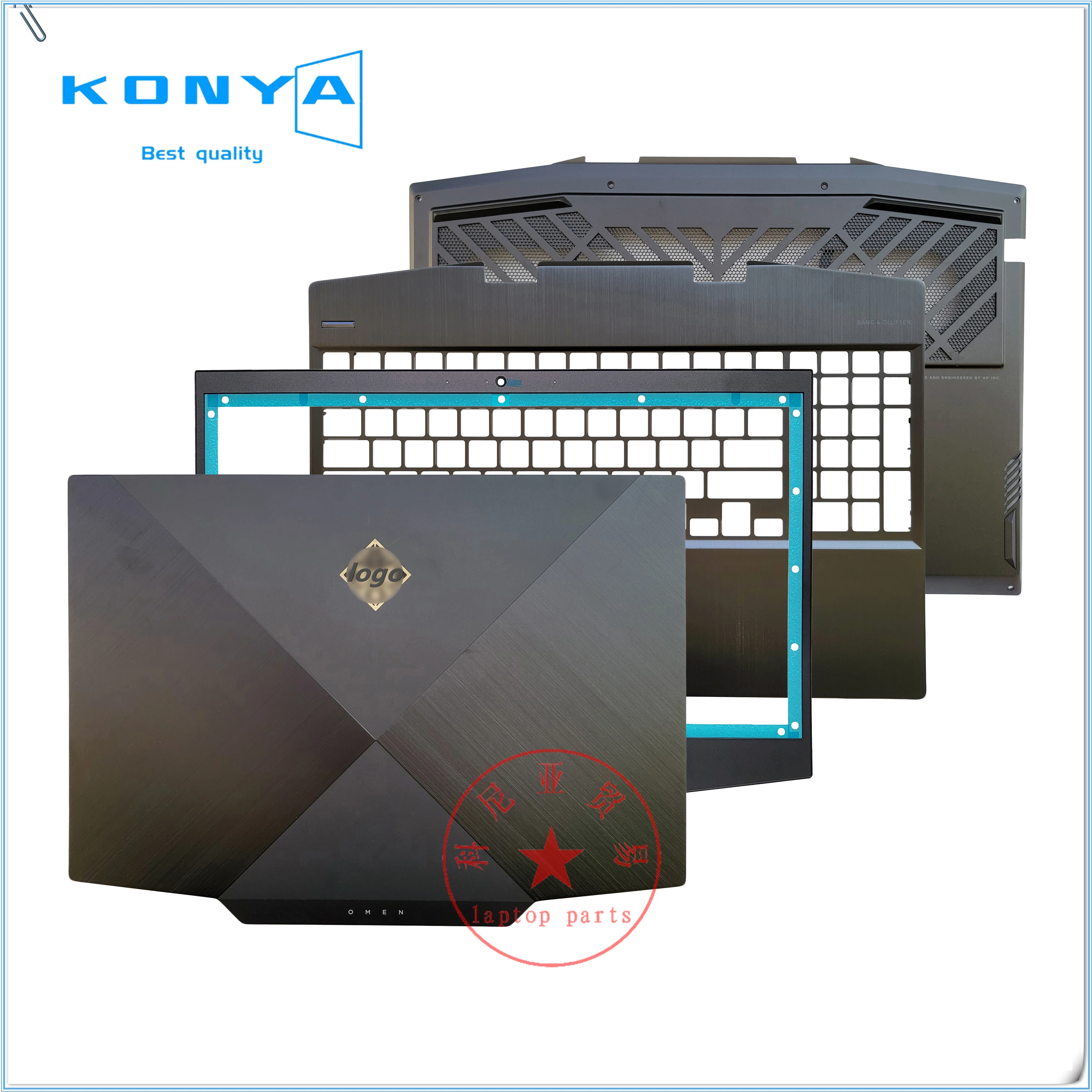 

Новинка, оригинальная задняя крышка для ноутбука HP OMEN 5 Air 15-DH, задняя крышка для ноутбука/передняя панель/Упор для рук/Нижняя искусственная задняя крышка
