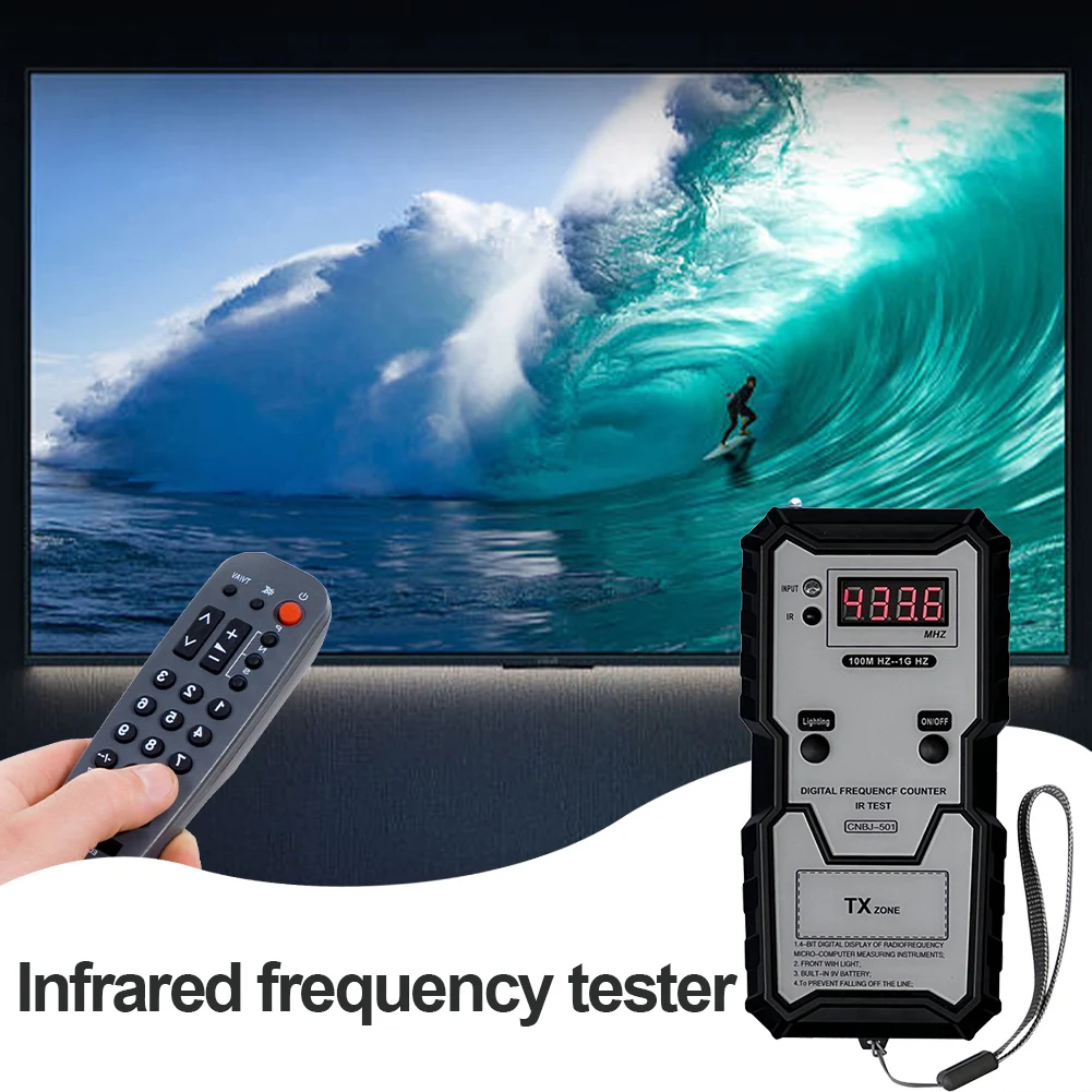 Car Remote Keys Infrared Frequency Tester High Acuracy Digital Electronic Measuring Instrument Wear Risistant Configure Keys