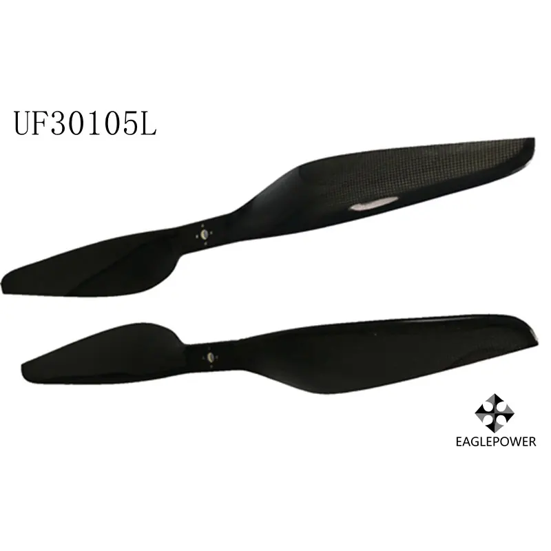 

30 inch High Efficiency Carbon Fiber Bright Propeller Straight Paddle UF30105 CW CCW 1 Pair Light weight for Multi-axis Drone