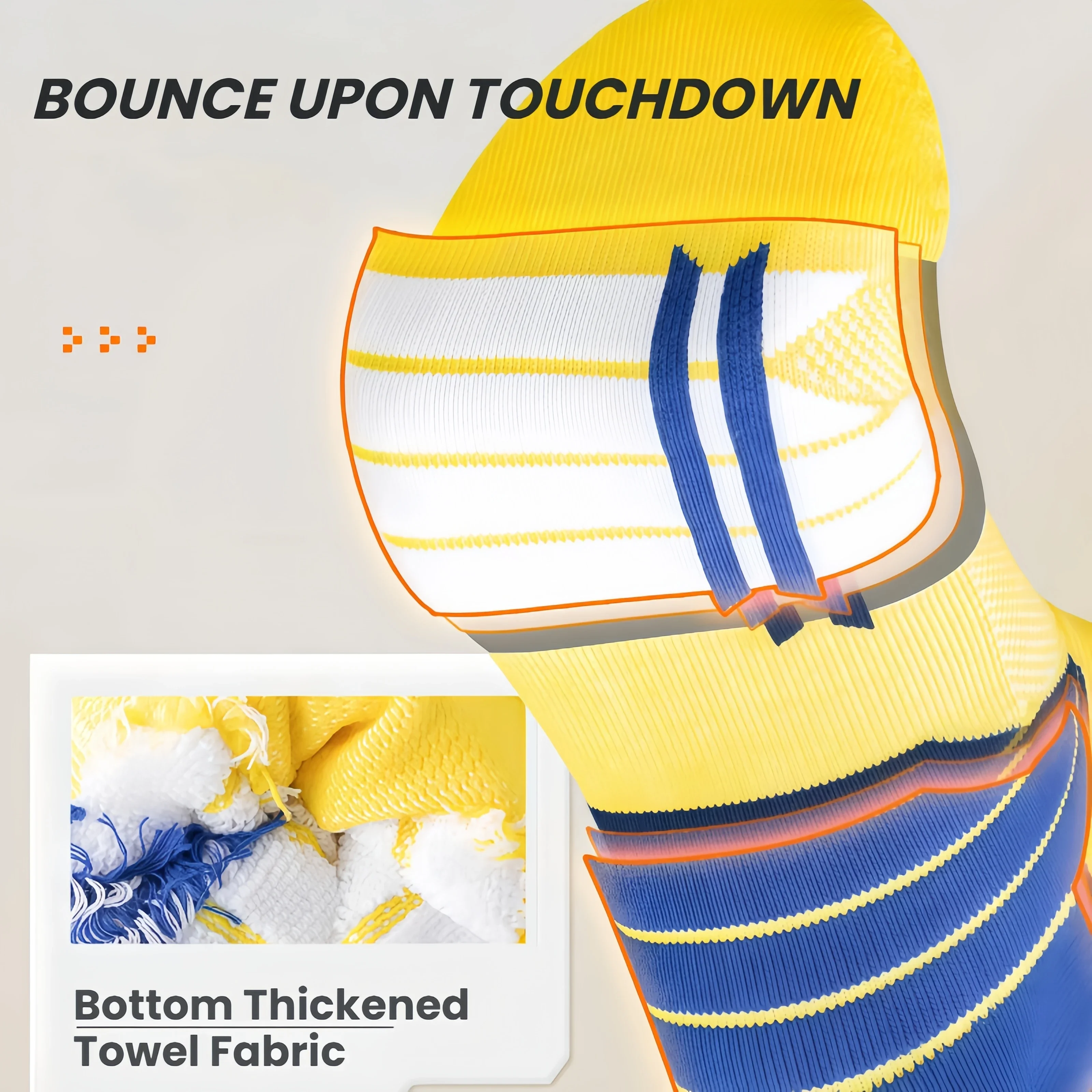 جوارب رياضية احترافية مقاس كبير لكرة السلة للرجال أنبوب طويل سميك منشفة سفلية مضادة للانزلاق