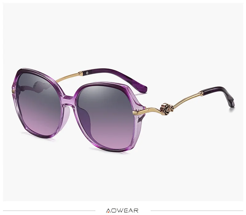 Oversized Sonnenbrille Für Damen Mit Polarisierten Gläsern_voghion.com