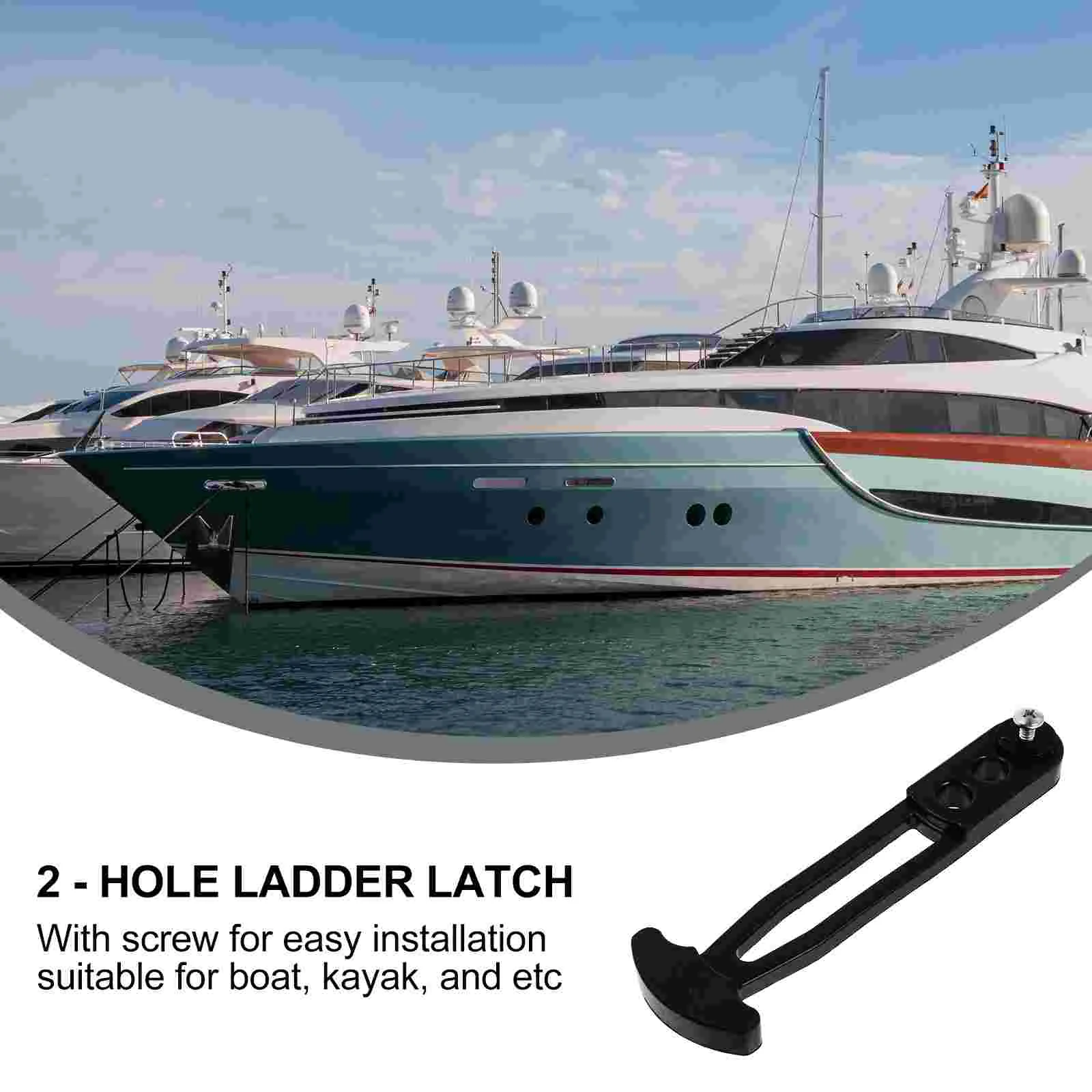

Preservative Telescopic Ladder Fixing Buckle Kayak Fastener Rubber 2- Hole Ladder