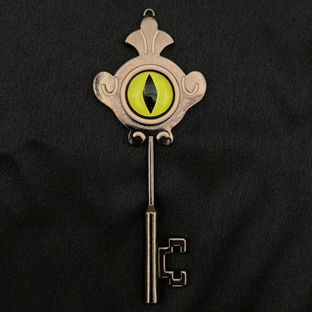 The Owl House Key Necklace, The Owl House Portal Key, Lumity Necklace,  Amity Cosplay Bronze