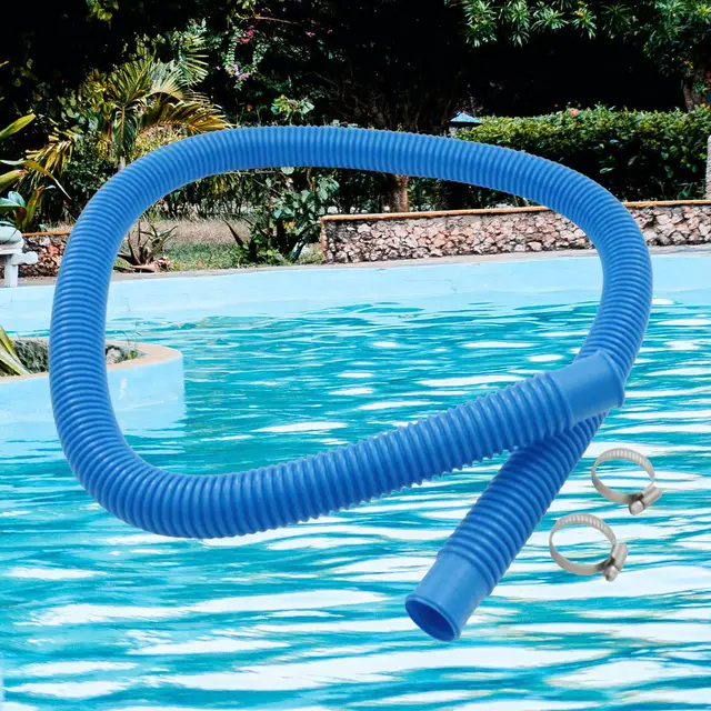 50 Hüvelykes Medence Tömlő Úszómedence Csőszivattyú/Szűrőcsere Klipekkel
