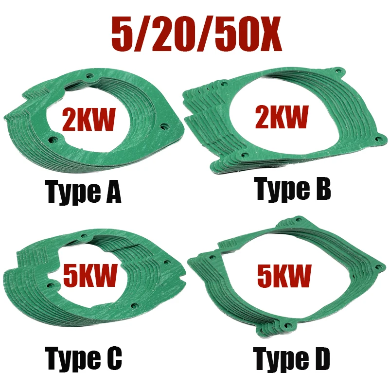5/20/50X 2KW/5KW Car Truck Air Diesel Heater Blower Fan Motor & Burner Gasket for Chinese Heater Eberspacher Airtronic D2 D4 D4S