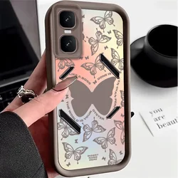 Butterfly Pattern Shockproof Flexible Silicone Protective Case for Infinix GT 30 Pro (HFTYJTHD001)