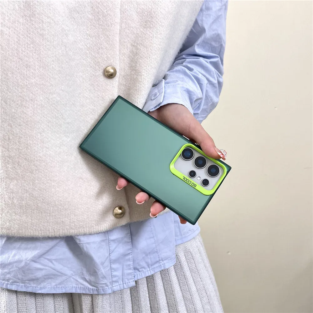 Fashion Laser Shockproof Matte Bumper Phone Case