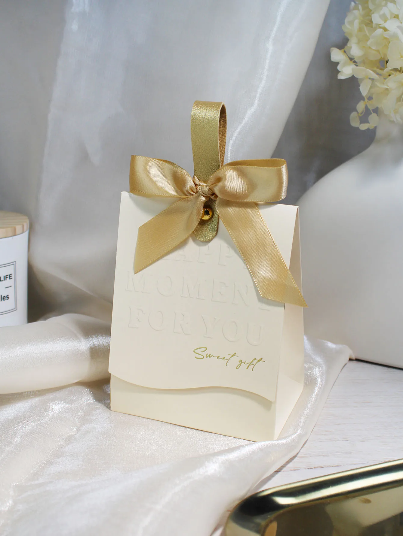 20/50/100 Stück Geschenkboxen mit Schleifenband, geeignet für verschiedene Partys, Festivals, Hochzeiten, Süßigkeitenboxen, Kekse usw. – Detail 2