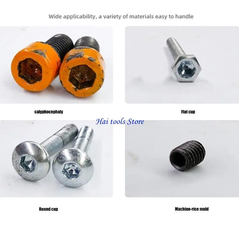X37e 6/7pcs 50/100mm Impact Head Allen Wrach Bohrbit SEx Shank Bit – Detail 7