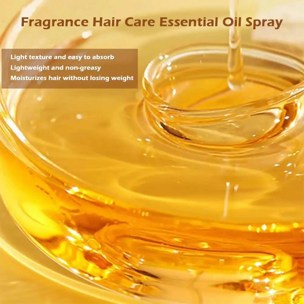 NEW High-end Long-Lasting Lightweight Hair Soft Essential Oil Spray 100ml Hair Oil Sheen Moisturizing Nourishing Spray