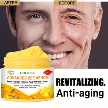 Veleno d'api Crema antietà Dissolvenza Linee sottili Nutriente profondo Rafforzamento Schiarente Lifting Riparazione a lunga durata Prodotti coreani 1