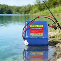 Batterie au lithium 12V 20000mAh 18650 D50B pour bateau à appât GPS, interphone d'ascenseur, sonnette vidéo, lumière d'urgence 6