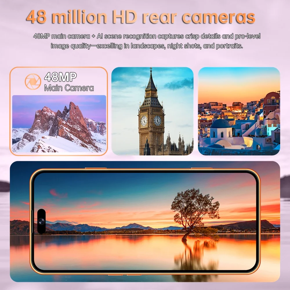 K-Touch Mobile Phones M18 Pro Max Smartphone 5G Dual Card Dual Standby 7.3 Inch Android 15 Cell Phone 22G+2TB 16+48MP Camera 7800mAh Wifi GPS Global Version Cellphones