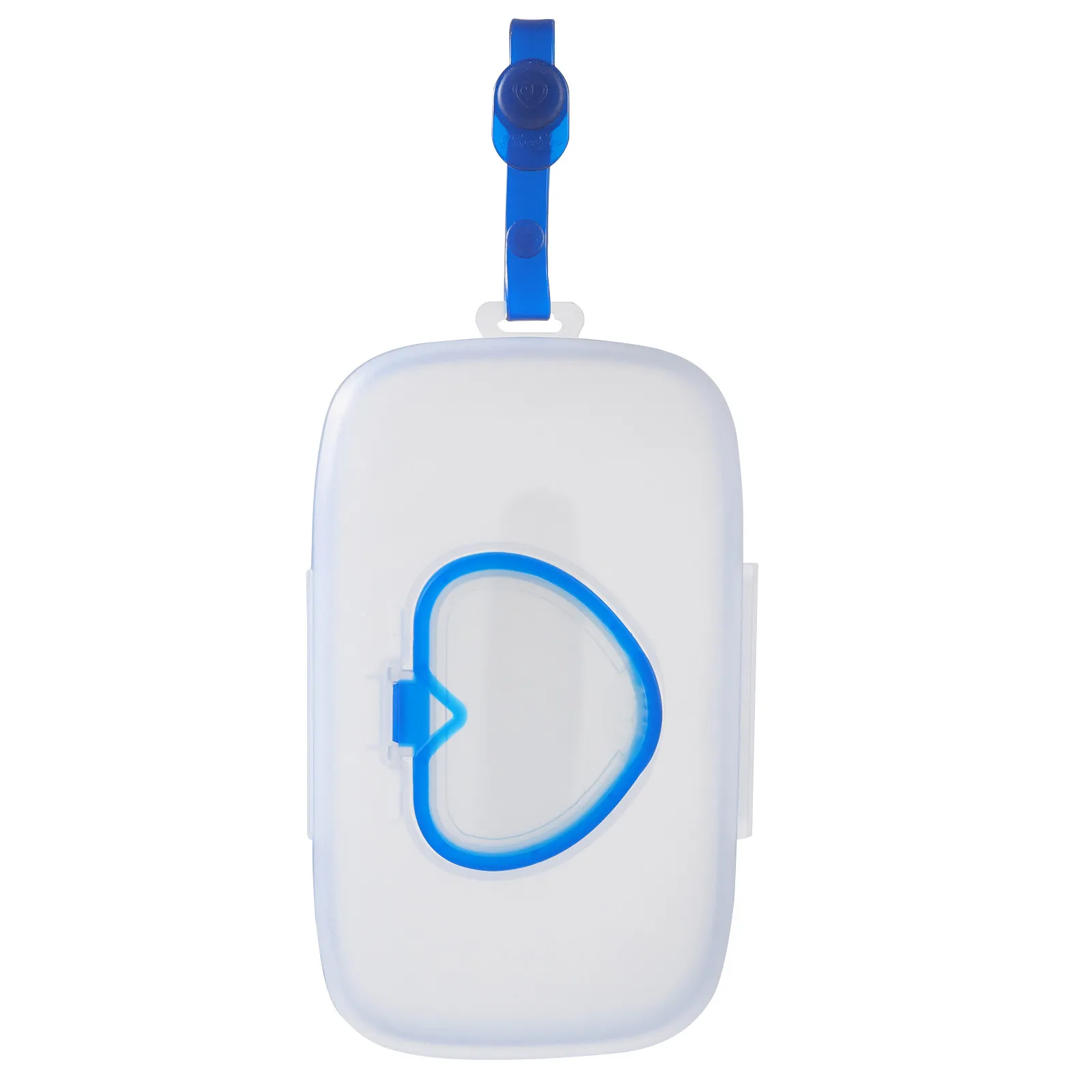 1Pcs 휴대용  물티슈 상자 안전 PP 소재 교수형 물티슈 케이스 유모차용 야외 보관함 휴대용 물티슈 상자