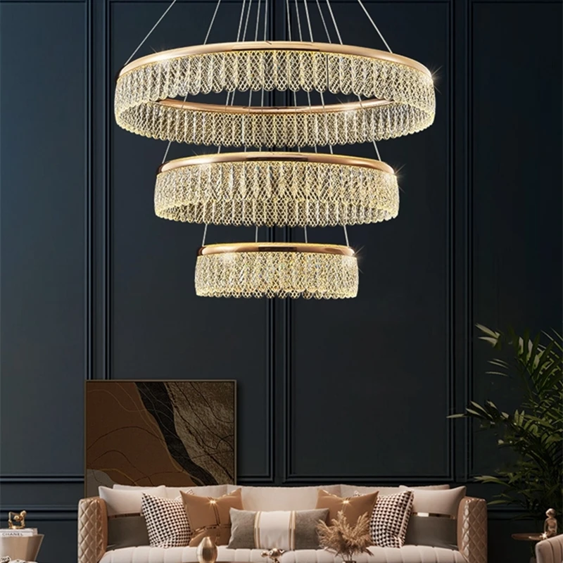 

Luxury LED Multifaceted Rhombic Crystal Ceiling Chandelier For Living Room Bedroom Restaurant Kitchen Hotel Dining Pendant Lamp