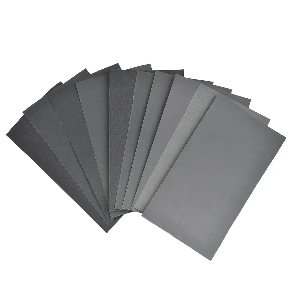 Grit Sandpaper Wet/Dry 400 600 3000 800 1000 1200 1500 2000 2500 Silicon Carbide Automotive Tools 15pcs/Set sandpaper disc