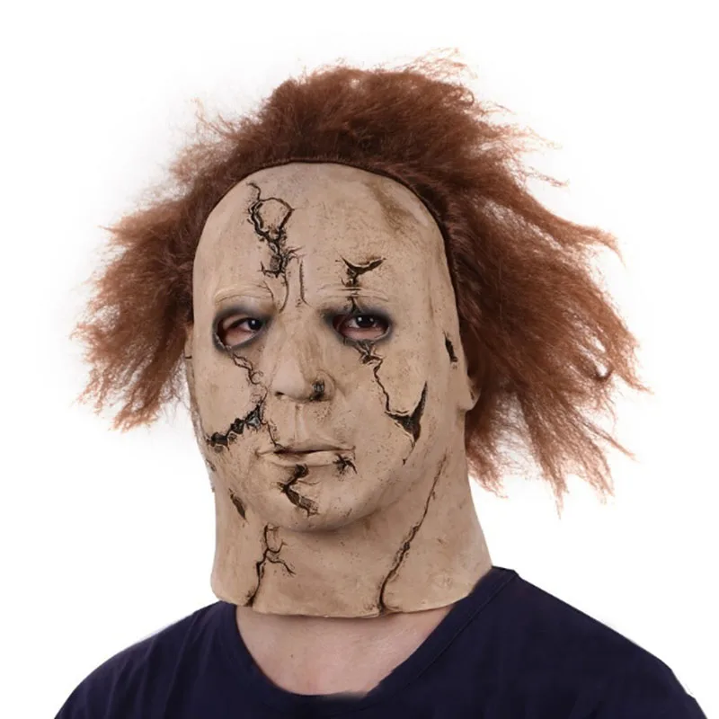 Halloween Mask Movie Michael Myers Horror Mask Cosplay Casco Per Adulti In Lattice Christams Easter Party Spaventoso Masquerade Puntelli