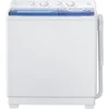 Washing Machine, 40Lbs Twin Tub Laundry with Built-in Drain Pump, Semi-Automatic Washer & Spinner, Portable Washing Machine 1