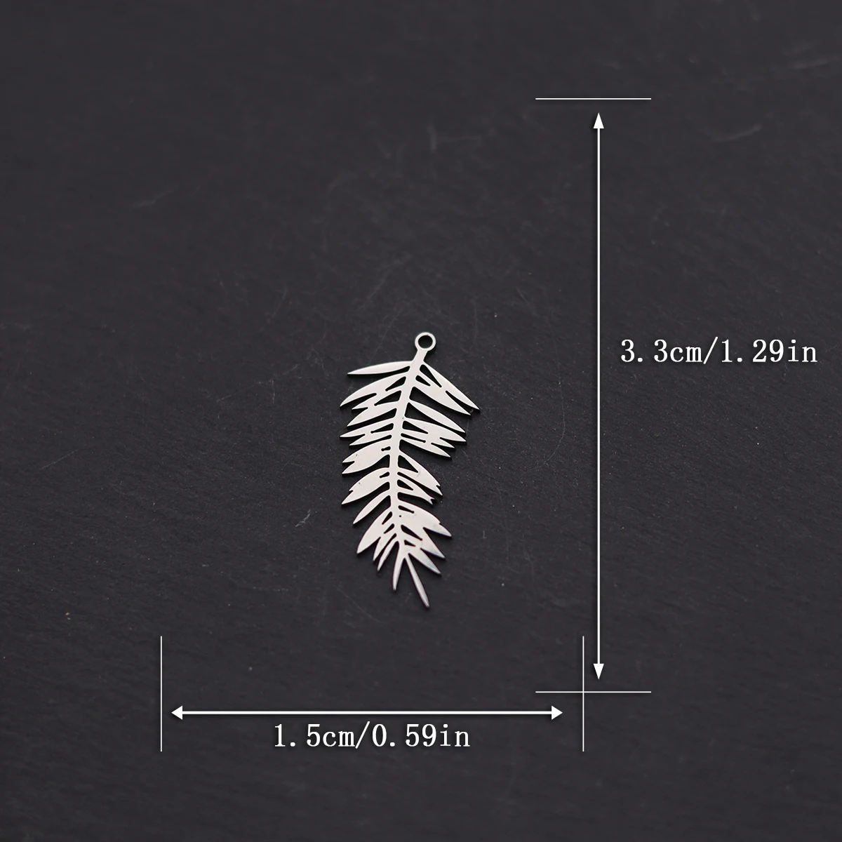 3pcs Fern Plant Leaves Charms DIY Vintage Earrings Necklace Handmade  Stainless Steel Pendant for Jewelry Making Leaf Accessories - AliExpress