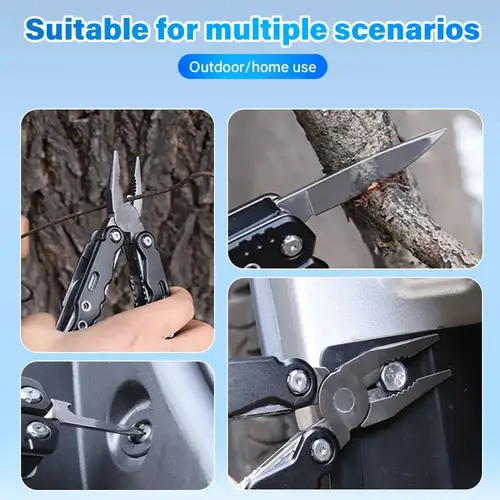 New Folding Multi-tool Pocket Knife Pliers Mini Portable Fold Outdoor Hunting Survival Rescue Tactical Multipurpose Repair Tool - Image 5