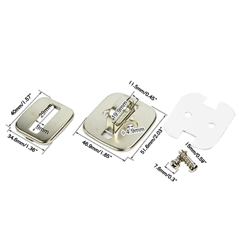 Laptop Lock Notebook Anti-theft Security Base Portable with Hole Square Fixed Base Plate for Laptop Notebook Computer