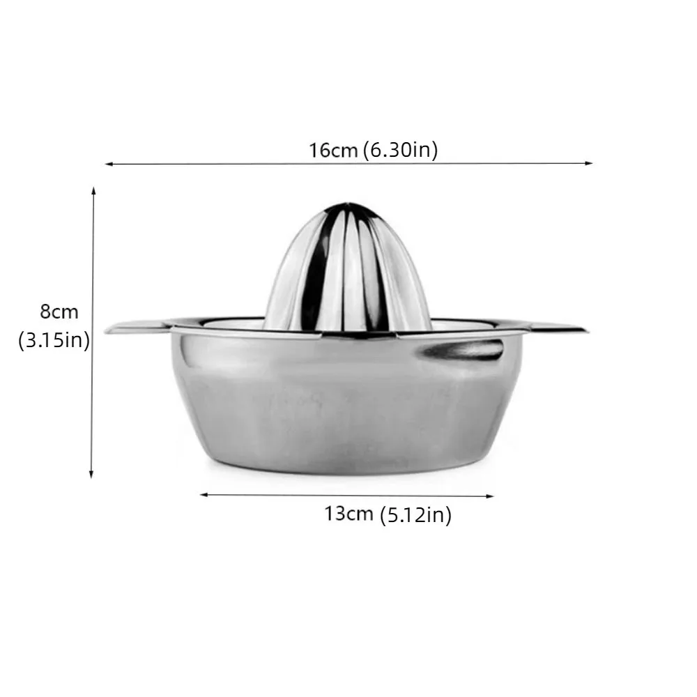 주서기 304 스테인리스 레몬 오렌지 수동 과일 착즙기 볼 포함 탈착식 핸드 프레스 주스 메이커 필터 원뿔형 헤드