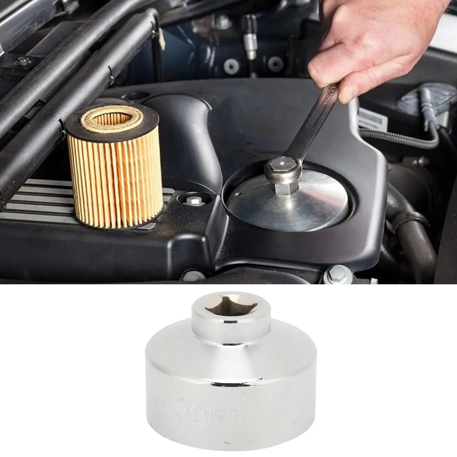 

36mm Oil Filter Socket Wrench Removal Tool For Mini (ZK-005) Oil Filter Sleeve Tool