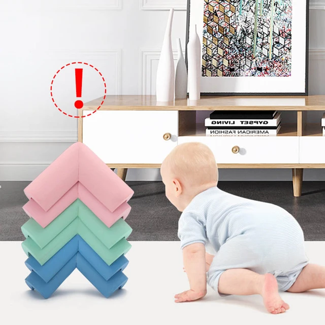 Protector de esquina de escritorio de mesa suave para bebé, protectores de  esquina de borde de seguridad para niños, cojín de cinta de protección  infantil - AliExpress