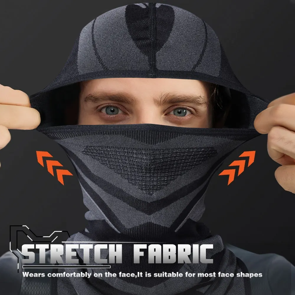 Motorcycle Balaclava Face Mask Windproof Thermal Skiing Neck Warmer Headwear Hat